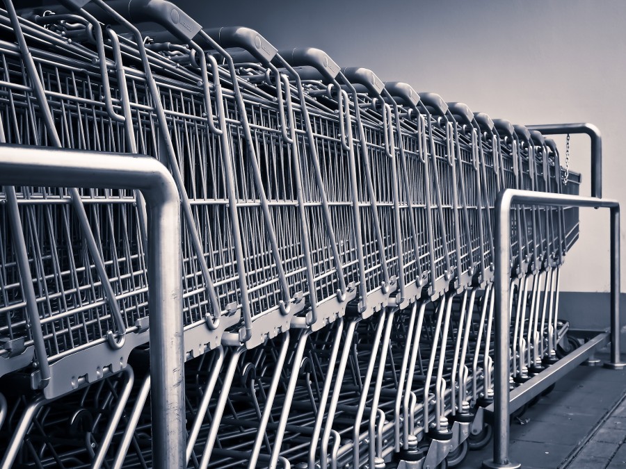 Shopping carts for retail